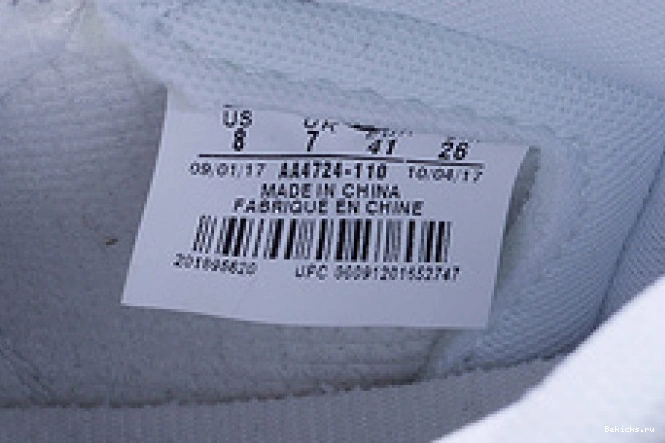 Cheap BK jordan hand-painted 3d pencil” nike mens retro air “comic 1 aa4724-110 white 1203